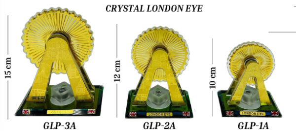 Crystal London Eye (Gold) - GLP