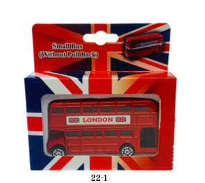 Diecast Small Bus (Without Pull Back) - 22-1