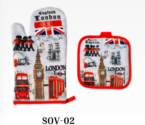 Oven Glove & Mat Set - SOV-02