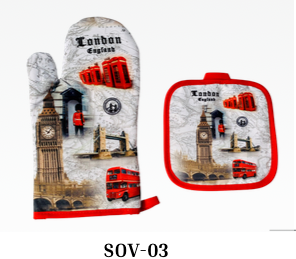 Oven Glove & Mat Set - SOV-03