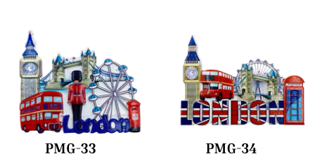 Ceramic Fridge Magnet - PMG