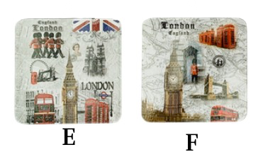 Set of 4 Coasters - 1462