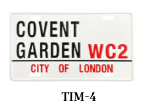 Metal Sign Plate - TIM-4