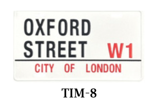 Metal Sign Plate - TIM-8