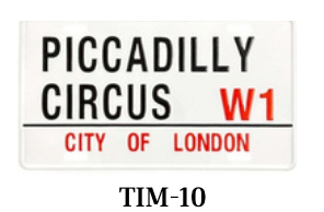 Metal Sign Plate - TIM-10