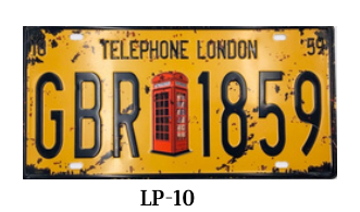License Plate - LP-10