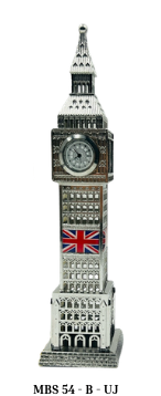 Xtra Large Metal Big Ben - MBS 54-B-UJ (Silver)