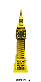 Large Metal Big Ben - MBS 53-A (Gold)