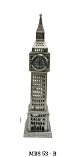Large Metal Big Ben - MBS 53-B (Silver)