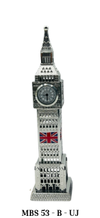Large Metal Big Ben - MBS 53-B-UJ (Silver)