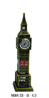 Large Metal Big Ben - MBS 53-D-UJ (Brass)
