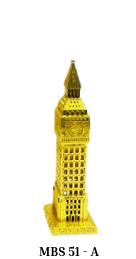Medium Metal Big Ben - MBS 51-A (Gold)