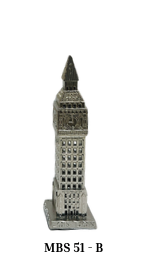 Medium Metal Big Ben - MBS 51-B (Silver)