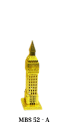 Small Metal Big Ben - MBS 52-A (Gold)