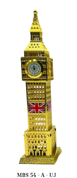 Xtra Large Metal Big Ben - MBS 54-A-UJ (Gold)